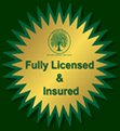 Licenced and insured logo